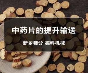 中藥片提升機